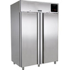 Thumbnail image #1 for QualServ (Middleby) U-Line Commercial UCFZ553-SS71A U-Line Corporation (Middleby) Two-Section Reach-In Freezer, 48 cu. ft., 2 Solid Doors