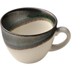 Thumbnail image #1 for Libbey Heart & Soul - Perfect Match 801527141000103 Porcelain Coffee Cup, 7 oz, Avocado, Non-Stackable