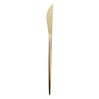 Thumbnail image #1 for Kadra Kitchenware Vikko Dine VF-KN15-VCG Steak Knife, Shiny Champagne Gold, 18/10 Stainless Steel Case of 12