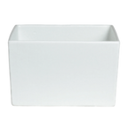 Thumbnail image #1 for G.E.T. Bugambilia COMP18 Square Salad Bar Bowl, 7.9 qt, Cast Aluminum with Resin Coating, 10 x 10 x 6 in.