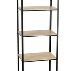 Thumbnail image #1 for Cal-Mil 22343-5-71 5-Tier Merchandising Cart, 24"W x 16"D x 72"H, Maple Shelves, Metal Frame
