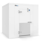 Thumbnail image #1 for USR Brands Coldline WCP8X8 Indoor Walk-In Cooler Box, 8.2' x 8.2' x 7.5'H, 4" Urethane-Insulated, 36" x 76" Self-Closing Door