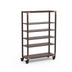 Thumbnail image #1 for Steelite Mogogo MGCCAN18DCXW Four-Shelf Unit, Dark Brushed Copper, on Casters