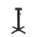 Thumbnail image #1 for Oak Street OD-B22-STD Indoor/Outdoor Table Base, 22" x 22" Base Spread, Standard Height, 3" Column, Stamped Steel