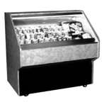 Thumbnail image #1 for RPI Industries Bravo SCRFC4848R Open-Air Refrigerated Display Case, 48"W x 45.13"H, Self-Contained, Stainless Steel Deck