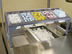 Thumbnail image #2 for Advance Tabco Countertop Portable Condiment Holder for Five 1/3 Pans