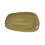 Thumbnail image #1 for Steelite International Steelite Performance, Nyx 12200641 Round Alumina Vitrified Ceramic Tray, 11.5" x 1", Olive