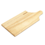 Thumbnail image #1 for Alegacy Foodservice Products 5814S Hardwood Cheese Board, Rectangular, Reversible, Slicer-Slotted, 11-1/2" x 5-1/2" Case of 12