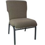 Thumbnail image #1 for Flash Furniture EPCHT-112 Stacking Church Chair, 21"W, Upholstered Back and Seat, Jute Fabric
