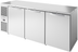Thumbnail image #5 for True Premier Bar Stainless Steel Pass-Thru Three-Section Back Bar Cooler with 6 Solid Locking Doors, 84-Inch, Side-Mounted Self-Contained Refrigeration