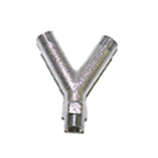 Thumbnail image #1 for Eagle Group 342938 Non-Temperature Adjustment Valve for Electronic Hand Sinks, Y-Shaped Chrome-Plated Brass, Male 9/16-24 UNEF Connection