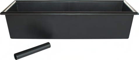 Product image #5 for Bar Maid Plastic Drop-In Bar Drain Tray with Drain Tube, Black, 14 x 5 x 3 Inches
