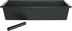 Thumbnail image #5 for Bar Maid Plastic Drop-In Bar Drain Tray with Drain Tube, Black, 14 x 5 x 3 Inches