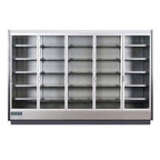 Thumbnail image #1 for MVP Group LLC Hydra-Kool KGV-MD-5-R 5-Section Refrigerated Merchandiser, Hinged Glass Doors, Remote Refrigeration, Gray/Silver