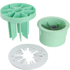 Thumbnail image #1 for AllPoints Foodservice Parts & Supplies 2851058 Apple Corer, 6-Section, Green Plastic