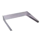 Thumbnail image #1 for Royal Range of California Delux Series DRB-RS25 Removable Stainless Steel Splash Guard, 6" H, for DRB-25 Broiler