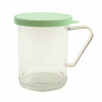 Thumbnail image #1 for TableCraft Products 166B 10 oz Fine Spice Dredge/Shaker with Handle and Green Snap-Tight Plastic Lid Case of 12