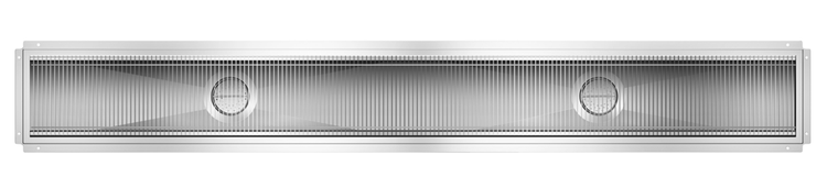 Product image #2 for KoolMore 12 Inch x 96 Inch Stainless Steel Floor Trough Drain with Subway-Style Grating and Removable Baskets