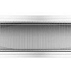 Thumbnail image #2 for Koolmore KM-FTG-1296 96-Inch 14-Gauge Stainless Steel Floor Trough Drain with Subway-Style Grating and Removable Baskets