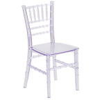 Thumbnail image #1 for Flash Furniture LE-L-7K-CL-GG Kids' Transparent Polypropylene Chiavari Chair, Stackable, 330 lb Capacity