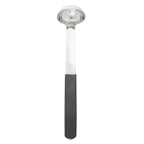Thumbnail image #1 for TableCraft Products AM5301BK 1 oz Antimicrobial Stainless Steel Ladle with Black Handle, 10 in Case of 6