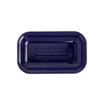 Thumbnail image #1 for Steelite International Creations, Melamine 7801ZM5005 GN 1/4 Rectangular Melamine Platter, Blue, 10.375" x 6.375" x 1.125"