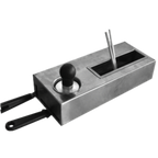 Thumbnail image #1 for Equipex LLC CK-3 Free-Standing Crepe Kit with Stainless Steel Casing, Water Vat, Batter Spreader, Spatula, Scraper and Oil Spreader