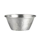Thumbnail image #1 for Steelite International Creations 7600CV008 Hammered Stainless Steel Ramekin, 1.75 oz Case of 4 Dozen