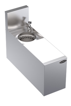 Product image #5 for Krowne Royal Series 8-Inch Wide x 24-Inch Deep Underbar Speed Station with Dipper Well and Cutting Board