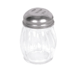 Thumbnail image #1 for Thunder Group GLTWCS006 Cheese Shaker, 6 oz, Swirled Glass Base, Stainless Steel Slotted Top, Without Handle Case of 8 Dozen