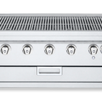 Thumbnail image #1 for Crown Verity Built-in IBI36-GO-FLT 36-Inch Built-In Outdoor Charbroiler, 5 Burners, Stainless Steel