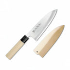 Thumbnail image #1 for Korin Inc HKR-SHDE-210 Shiro-ko Hongasumi Deba Knife, 8.2" (21 cm)