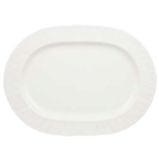 Thumbnail image #1 for Vertex China Grass Valley GV-93-P Porcelain Platter, 11-3/8", Oblong, Embossed Rim 1 Dozen