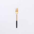 Thumbnail image #1 for Kadra Kitchenware Vikko Dine VF-SF20-ABG Salad Fork, 7", Brushed Black 18/10 Stainless Steel Case of 12