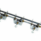 Thumbnail image #1 for Rotisol USA FI1400-C Vertical Spit System Bar with 2 Brackets and 5 Cooking Hooks