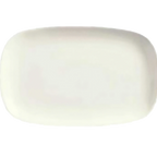 Thumbnail image #1 for Libbey Chef's Selection II BW-6712 Porcelain Rectangular Coupe Platter, 12-1/2" x 8-1/4"