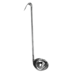 Thumbnail image #1 for Thunder Group SLOL007H Stainless Steel Ladle, 10 oz, One-Piece Construction, Hooked Handle Case of 120
