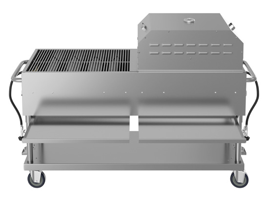 Product image #5 for Koolmore 60-Inch Mobile Outdoor Propane Charbroiler Grill with 30-Inch Pizza Oven, 8 Burners