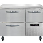 Thumbnail image #2 for Continental Refrigerator RA43N-D 43-Inch Worktop Refrigerator Base, Stainless Steel, 1 Door/2 Drawers, Side-Mounted Refrigeration