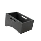Thumbnail image #1 for Mikasa Hospitality (Lifetime Brands, Inc.) Select Concept BQ052B Tilted Cutlery Box, Black Oak, 6.61"W x 10.94"D x 6.61"H Case of 2