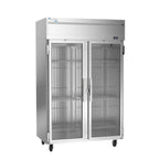 Thumbnail image #1 for Victory Refrigeration Elite™ VERSA-2D-GD-HC Two-Section Reach-In Refrigerator, Full Hinged Glass Doors, 46.88 cu. ft., 52"W