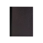 Thumbnail image #1 for Risch Metro METRO-4V 8.5X11 Metallic Hardback Menu Cover, 8-1/2 x 11, Booklet, 4-View, Black Case of 25