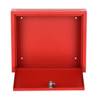 Thumbnail image #2 for Alpine Industries ADI631-03-RED Wall-Mount Suggestion Box, 12 x 3 x 10 in, Keyed Lock, Red Case of 10