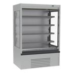 Thumbnail image #1 for Infrico USA IAG-ML09PIM1 Open-Air Refrigerated Merchandiser, 40"W x 34-13/16"D x 78-3/4"H, 21.25 cu. ft., 4-Tier, Stainless Steel
