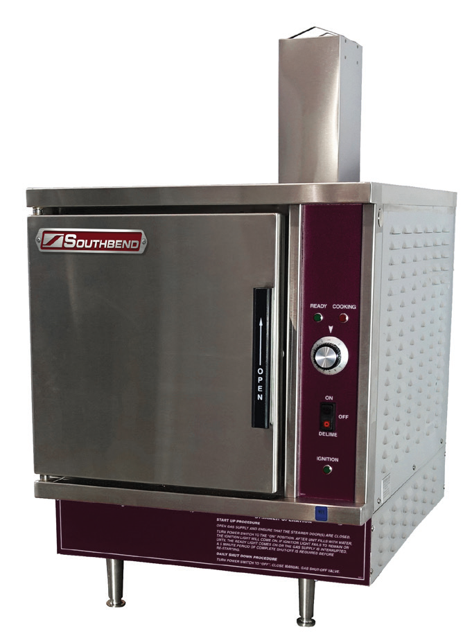 Product image #5 for Southbend Steam SX-6G3-SB Gas Countertop Convection Steamer, 6-Pan Capacity, Auto Fill/Auto Drain