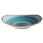 Thumbnail image #1 for G.E.T. Corona, Artisan Blue PP1604723224 Porcelain Pasta Bowl, 11 oz, 7-1/3" Round, Rolled Edge, Blue Case of 2 Dozen