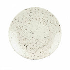 Thumbnail image #1 for G.E.T. Macchiato - EGS D1115R-CC Round Melamine Plate, 11" Diameter x 1-1/2" High, Chocolate Chip Case of 6