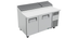 Thumbnail image #7 for True 60-1/4-Inch 2-Section Pizza Prep Table with Self-Contained Side-Mounted Refrigeration