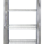 Thumbnail image #1 for Continental Refrigerator Designer Line D1RXNSAPT-GD-GD One-Section Pass-Through Reach-In Refrigerator, 36-1/4" Wide, Front/Rear Glass Doors