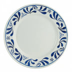 Thumbnail image #1 for Steelite Delfin, Viva 7062DD301 9 in Round Melamine Plate, Hand-Painted-Look Design 1 Dozen